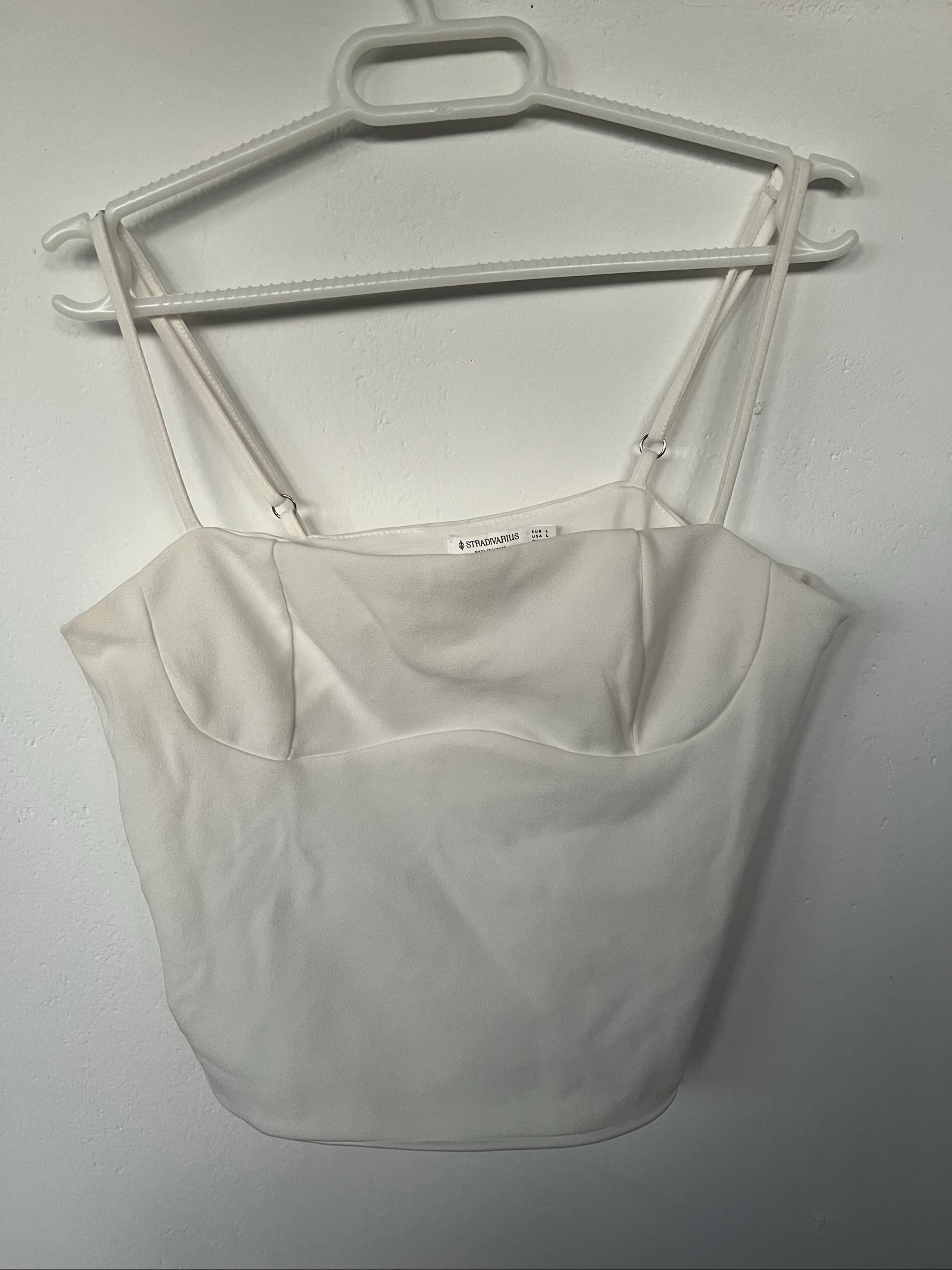Top de tirantes blanco Stradivarius 
